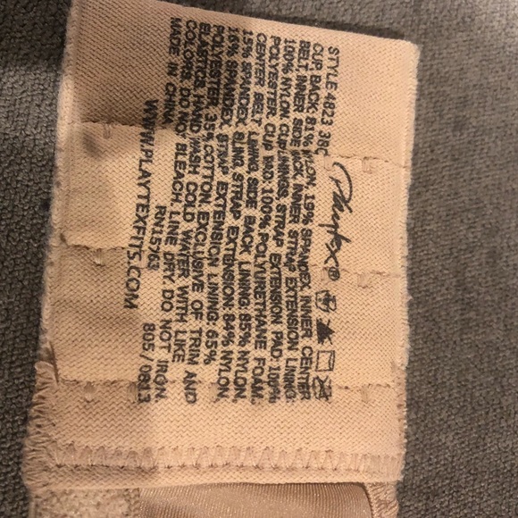 Playtex Love My Curves Balconette Underwire Bra - Picture 4 of 4